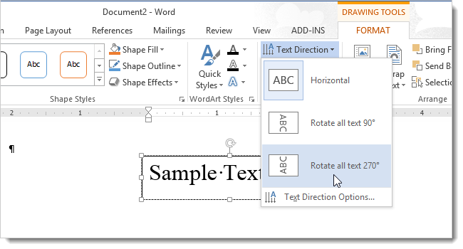 How To Select Vertical Text In Word For Mac